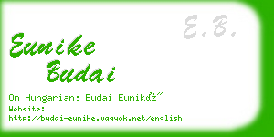 eunike budai business card